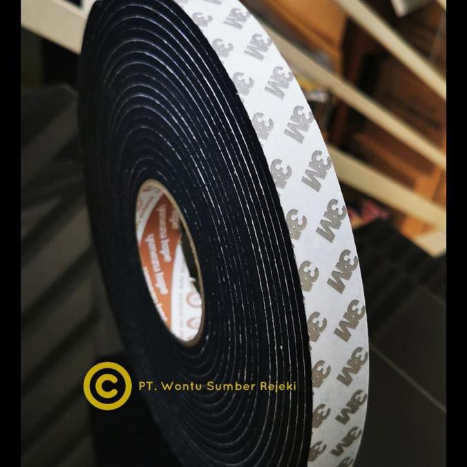 

[[BISA COD]] Soft Tape / Double Tape Eva Foam 3M hitam , 30 mm x 5 meter tebal 3mm STOK TERBATAS