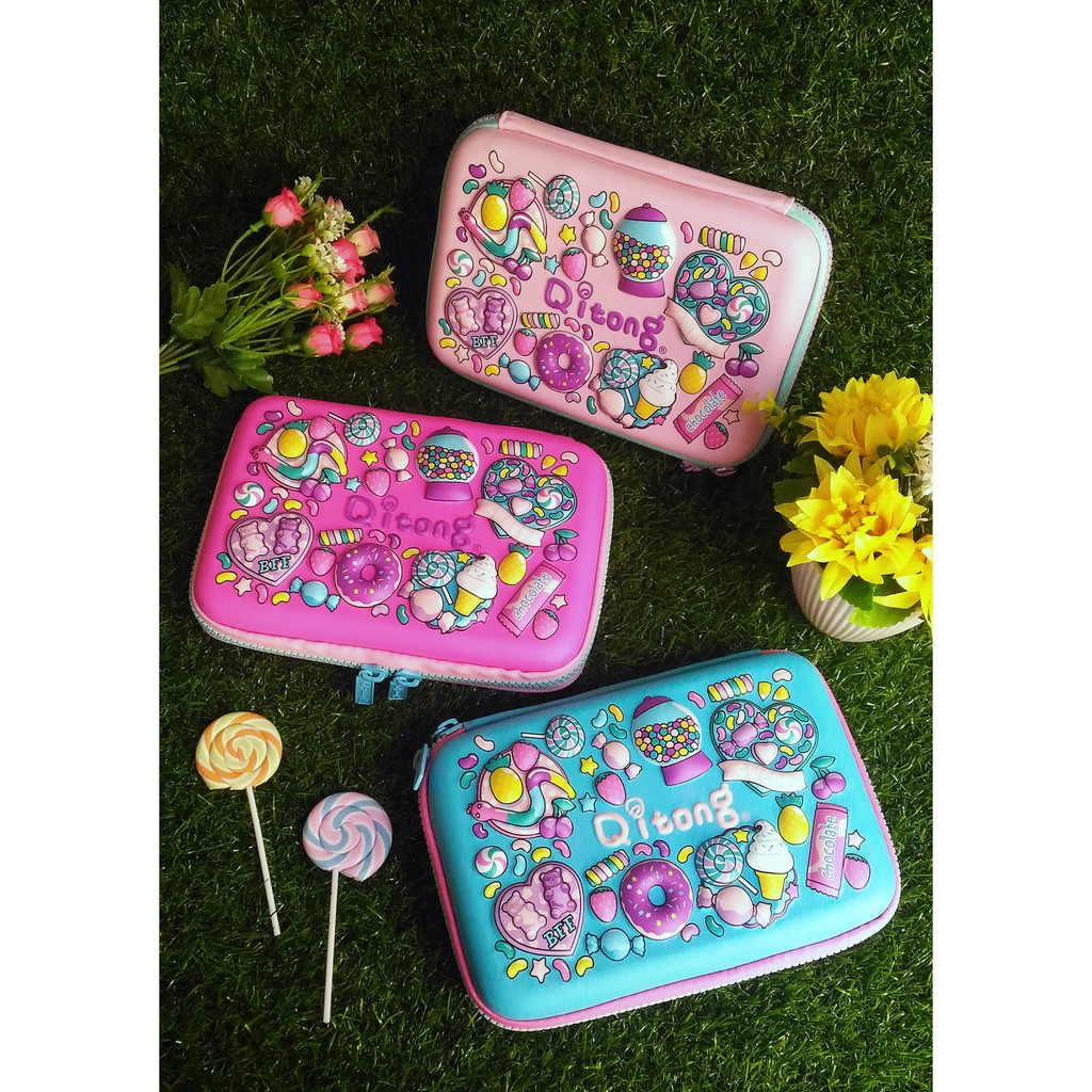 

Kotak Pensil Hardcase / Pencil Organizer ukuran besar - Qitong Sweet