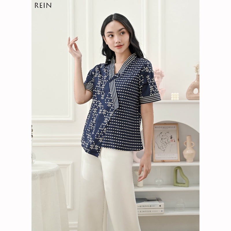 COUPLE BATIK FAMILY VA - Atasan Batik Wanita Blouse Wanita/ HANDI-REIN - JUMBO