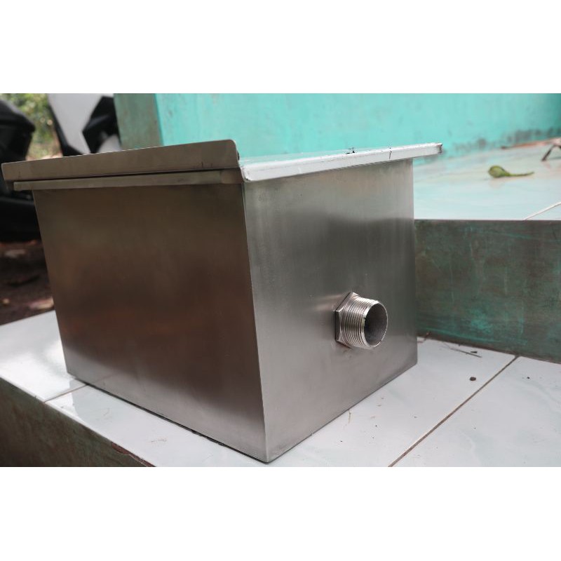 Jual Grease Trap Stainless Extra Large dim.600x400x250 Shopee Indonesia