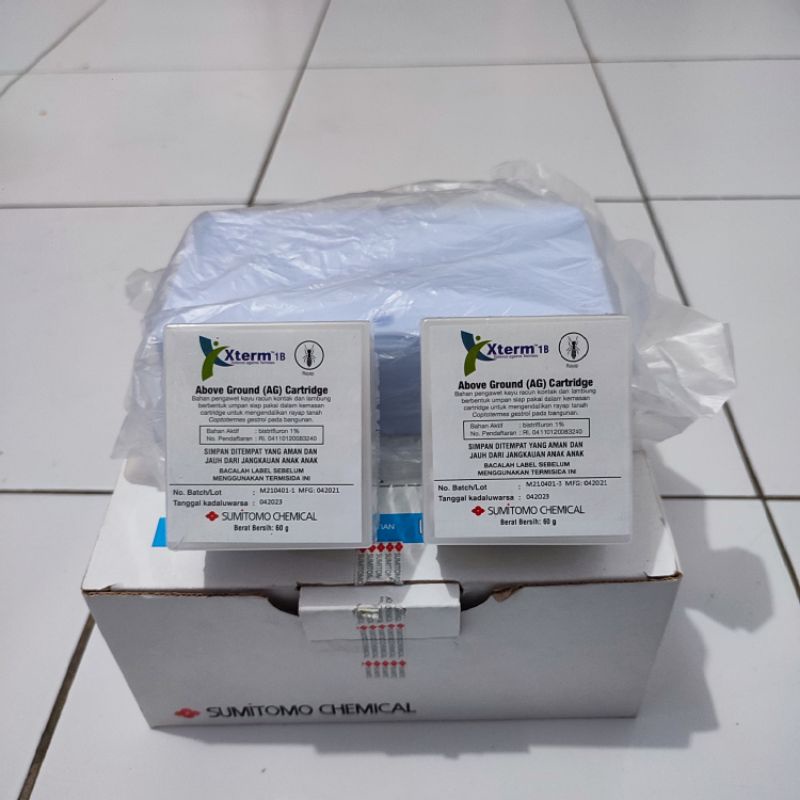 { 1 SET } Umpan Anti Rayap XTERM 1B Original Jepang Basmi Rayap Terbaik