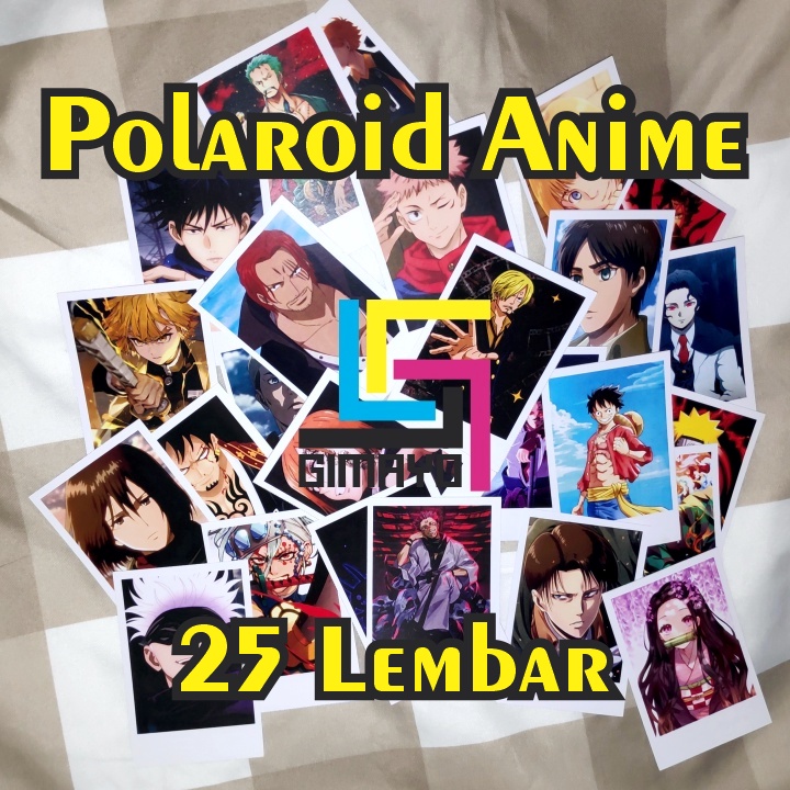 Polaroid Anime / Photocard / Poster Karakter Anime