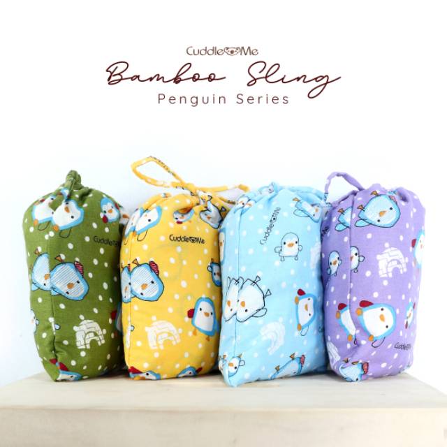 CuddleMe Ringsling Bamboo Gendongan Anak Kain Newborn Mshape Ergonomis SNI Aman BERGARANSI