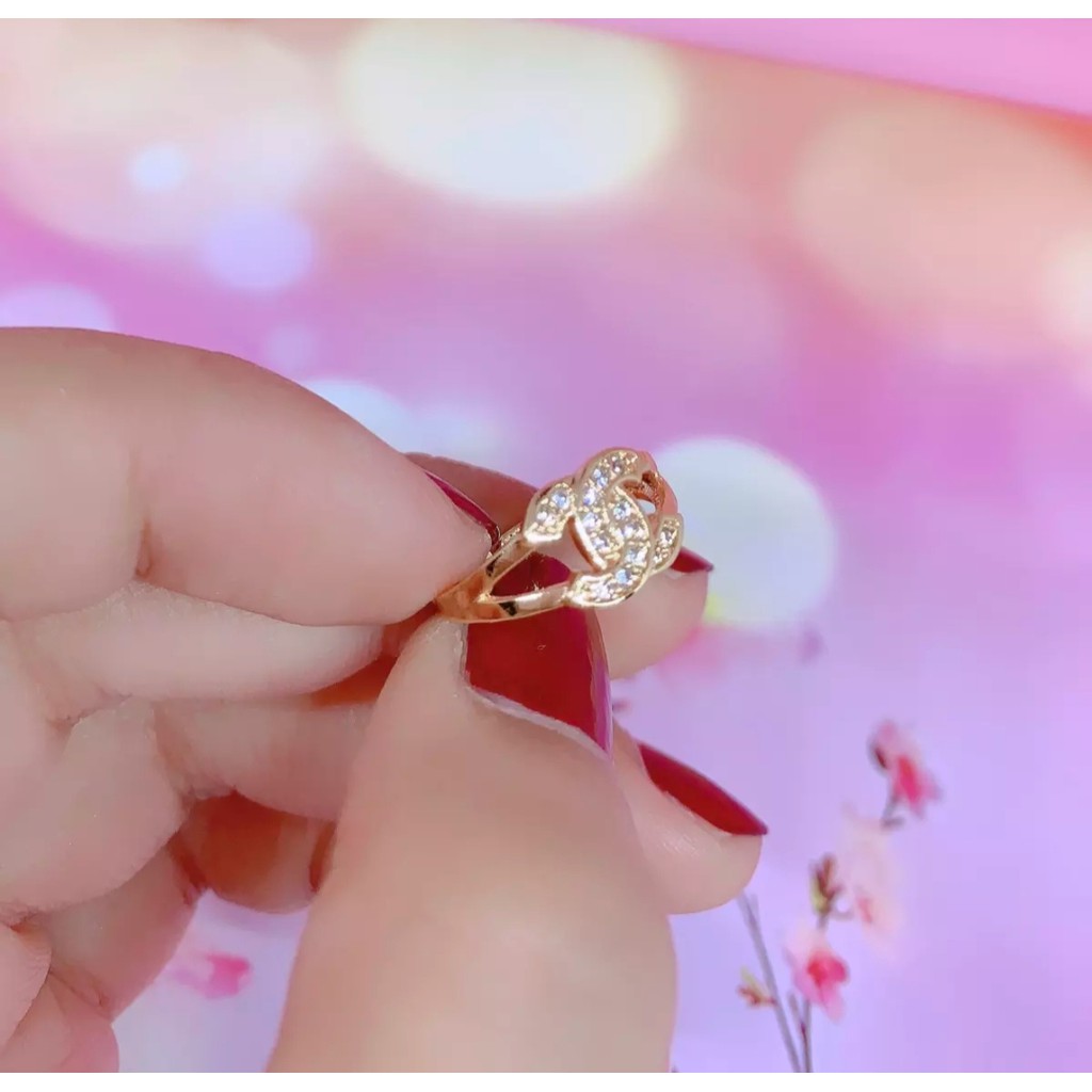 Cincin wanita cenel  SILVER DAN GOLD model terbaru