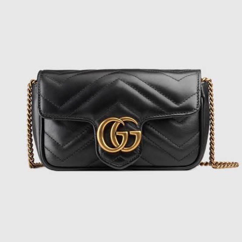[PROMO STORE DISCOUNT UP TO 90%] GG Marmont Matelasse Leather Super Mini Bag