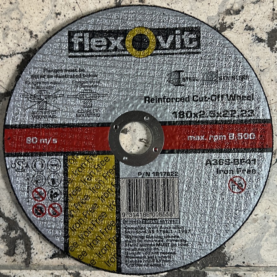 Batu gerinda potong 7 inch Flexovit