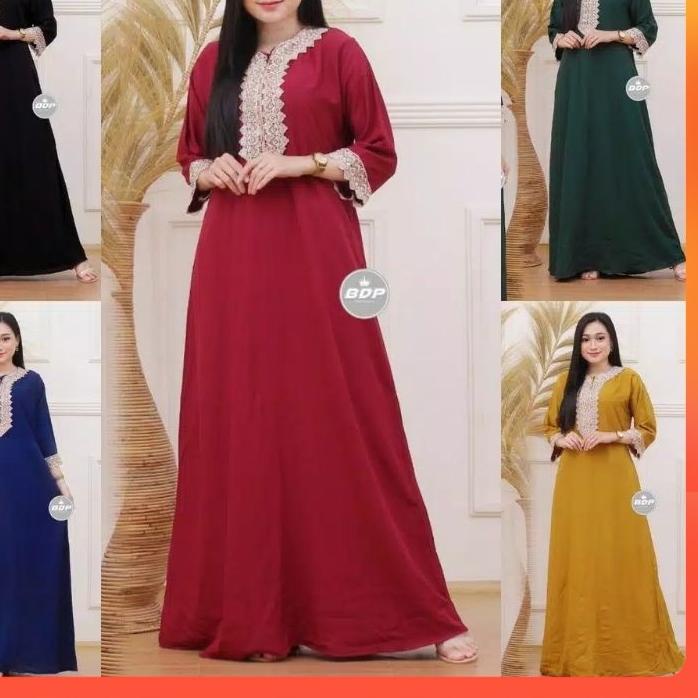 Terjangkau JIHADEKONOMI Longdres Arabian Zeema Renda Milo Original Zeema ✔