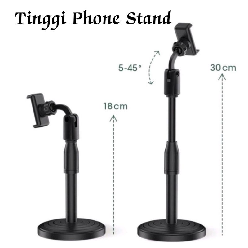 Stand Holder HP Handphone Phonestand Putar 360° Penyangga HD-25 (PsS)