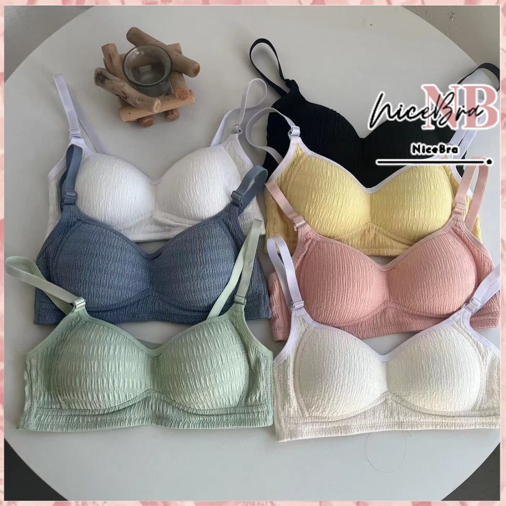 Brasay BRA PUSH UP Bra Tanpa Kawat Anti Kendur Untuk Wanita Import 9019