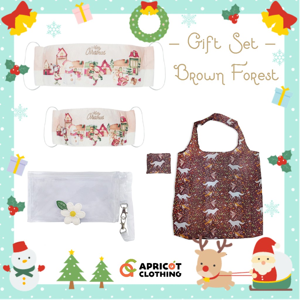 

Christmas Gift / Kado / Hadiah Natal - Brown Forest Set