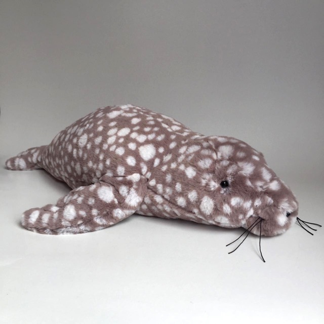 linus leopard seal jellycat