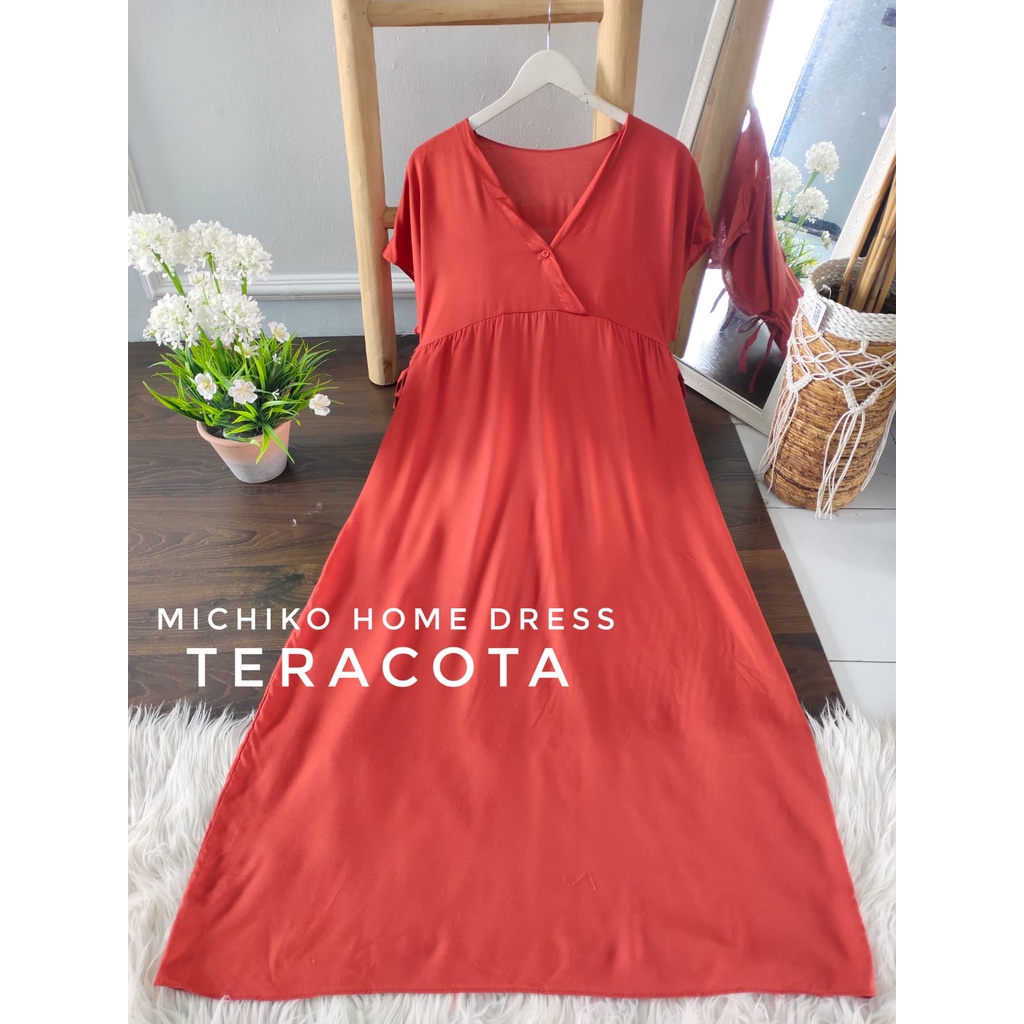 CASUAL DRESS/DASTER VIRAL/DASTER POLOS BUSUI/DASTER KIMONO/HOME DRESS SIMPLE/HOME WEAR/DRESS RAYON