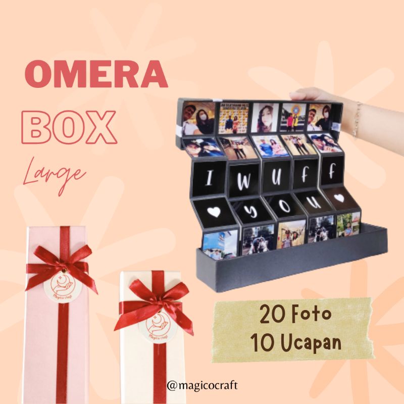 

KADO UNIK | OMERA BOX LARGE | Kado Anniversary | Kado Ultah Pacar | Kado Valentine | Kado Pacar