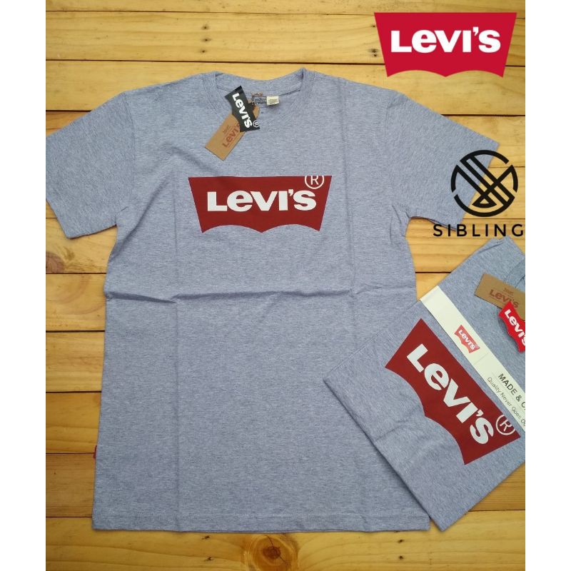 KAOS LEVIS ABU-ABU/KAOS MURAH/PAKAIAN PRIA/KAOS ORIGINAL/KAOS PREMIUM/PAKAIAN WANITA/Gamahal.id
