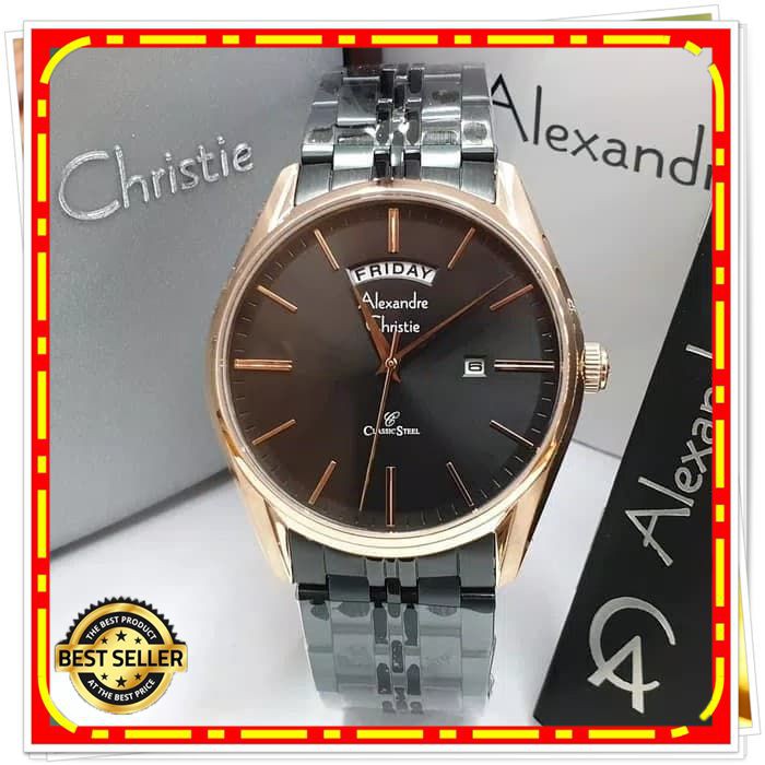 ALEXANDRE CHRISTIE AC 8588 PRIA ROSEGOLD BLACK ORIGINAL