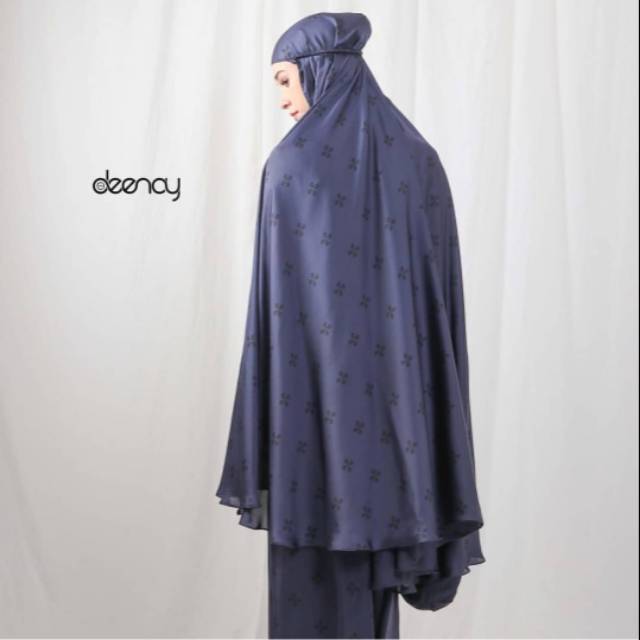 mukena deenay ori navy -READY...stok menipis