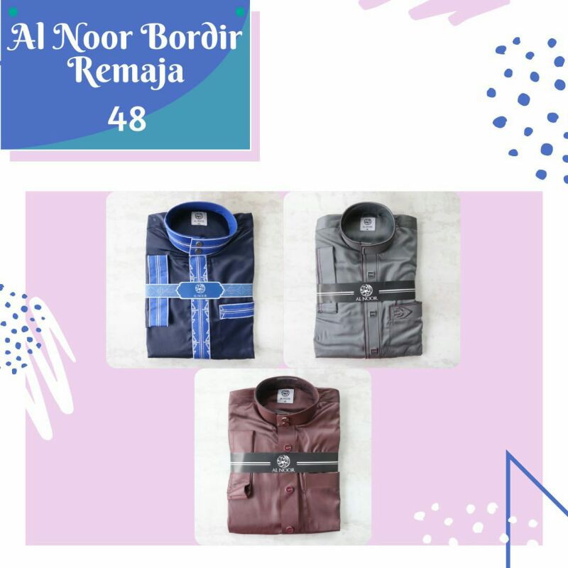 JUBAH AL NOOR BORDIR REMAJA