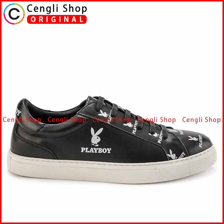 SEPATU PLAYBOY SNEAKER CASUAL PRIA ORIGINAL KULIT ASLI TERBARU PLK4