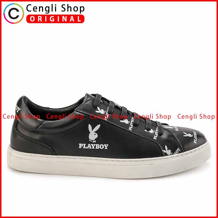 SEPATU PLAYBOY SNEAKER CASUAL PRIA ORIGINAL KULIT ASLI TERBARU PLK4