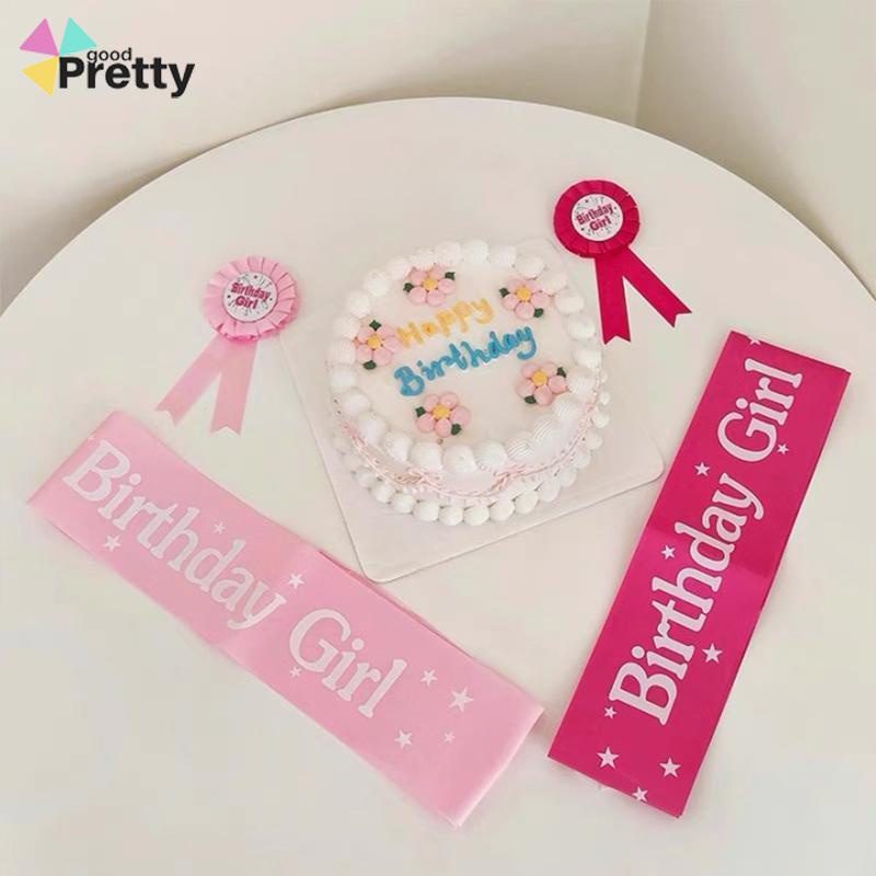 Selempang Sash Birthday Girl Selempang Ulang Tahun Birthday Sash Birthday Queen Princess - PD