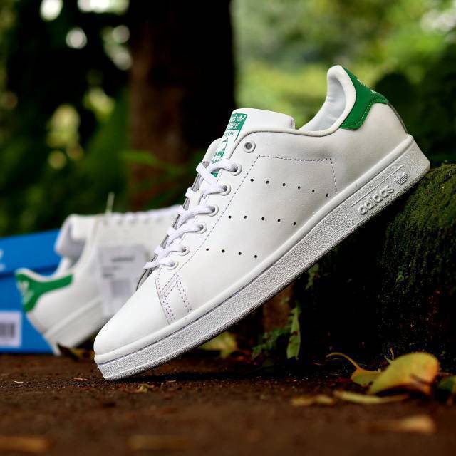 Jual ADIDAS STANSMITH WHITE GREEN ORIGINAL MADE IN INDONESIA sneakers | Shopee Indonesia