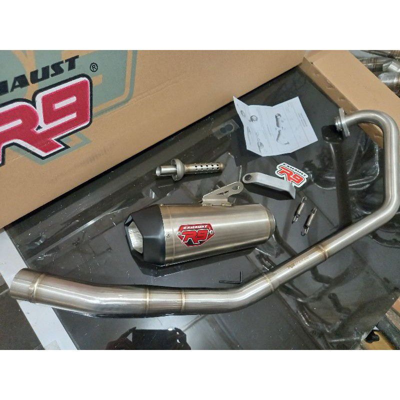 KNALPOT R9 NEW ALPHA ALL NEW CB 150 R LED KNALPOT R9 ALPHA NEW CB 150R LED R9 ALPHA CB 150R NEW