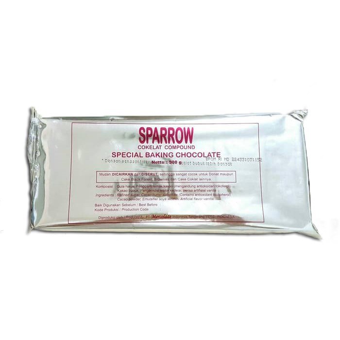 

SPARROW coklat dark compound kemasan ori 500gr