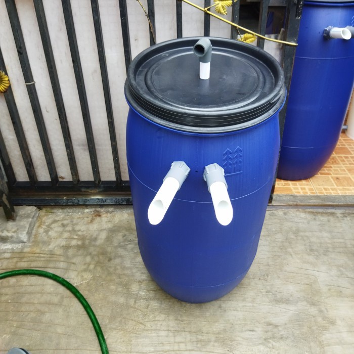 Ember bio filter tong 80L filter kolam koi