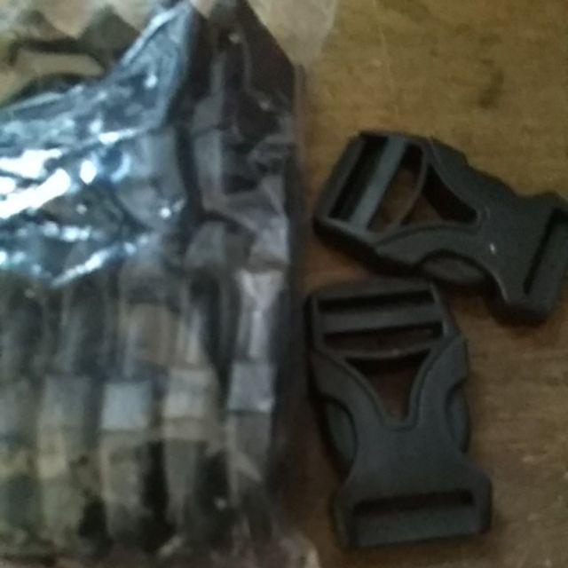 Gesper Kunci Selot Plastik Hitam (2 - 2,5 - 3 - 4 Cm) 12 Pcs
