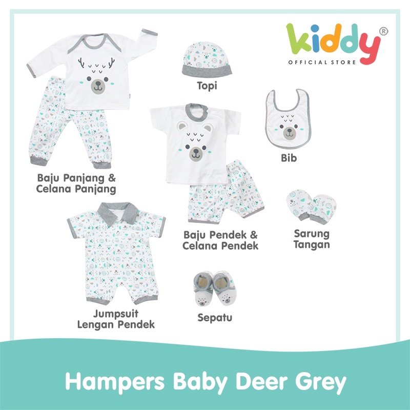 Kiddy Baby Hampers Baby Gift set All Size Paket Hadiah Kado Pakaian Baju Bayi Baru Lahir