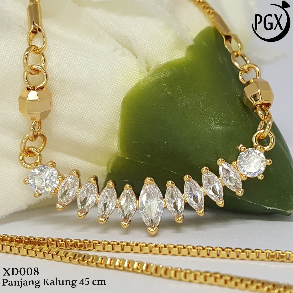 PGX Kalung Wanita Xuping Perhiasan Lapis Emas Aksesoris Fashion Premium - XD082