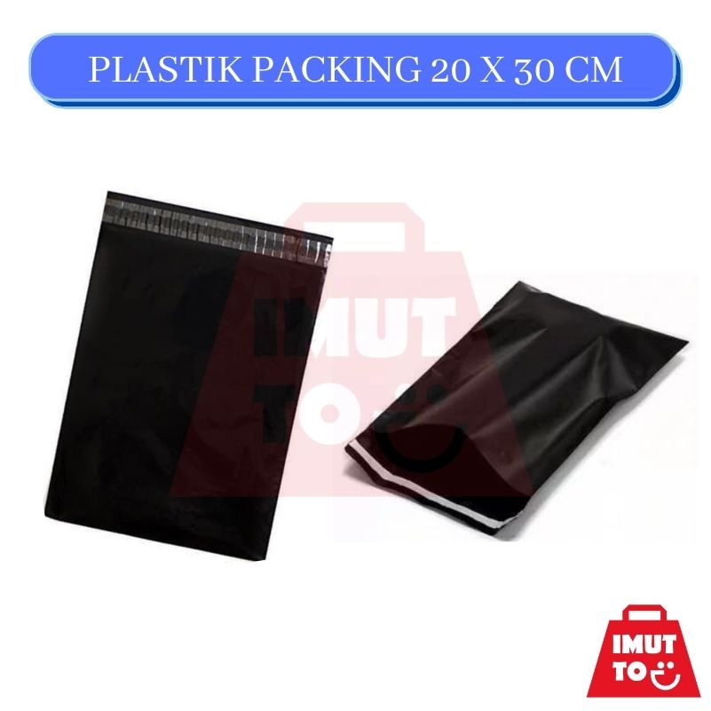 

IMUTTO - AMPLOP PACKING KANTONG PLASTIK PLASTIC ENVELOPE POCKER BAG 20 30 CM PEREKAT POLY MAILER