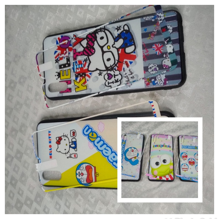 HARD CASE KARAKTER CEWEK / CARTOON + TEMPERED GLASS SAMSUNG GALAXY V