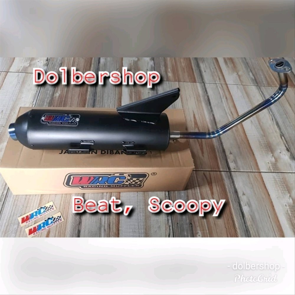 Jual knalpot standard racing bobokan WRC Limited