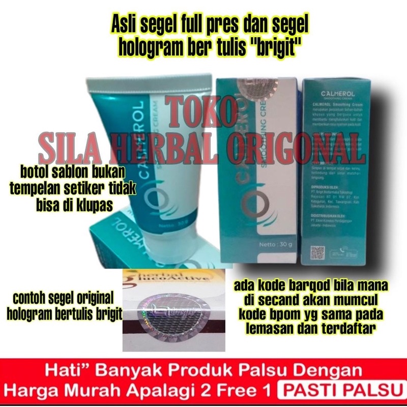 CALMEROL ASLI ORIGINAL CREAM ANTI JAMUR AMAN BPOM