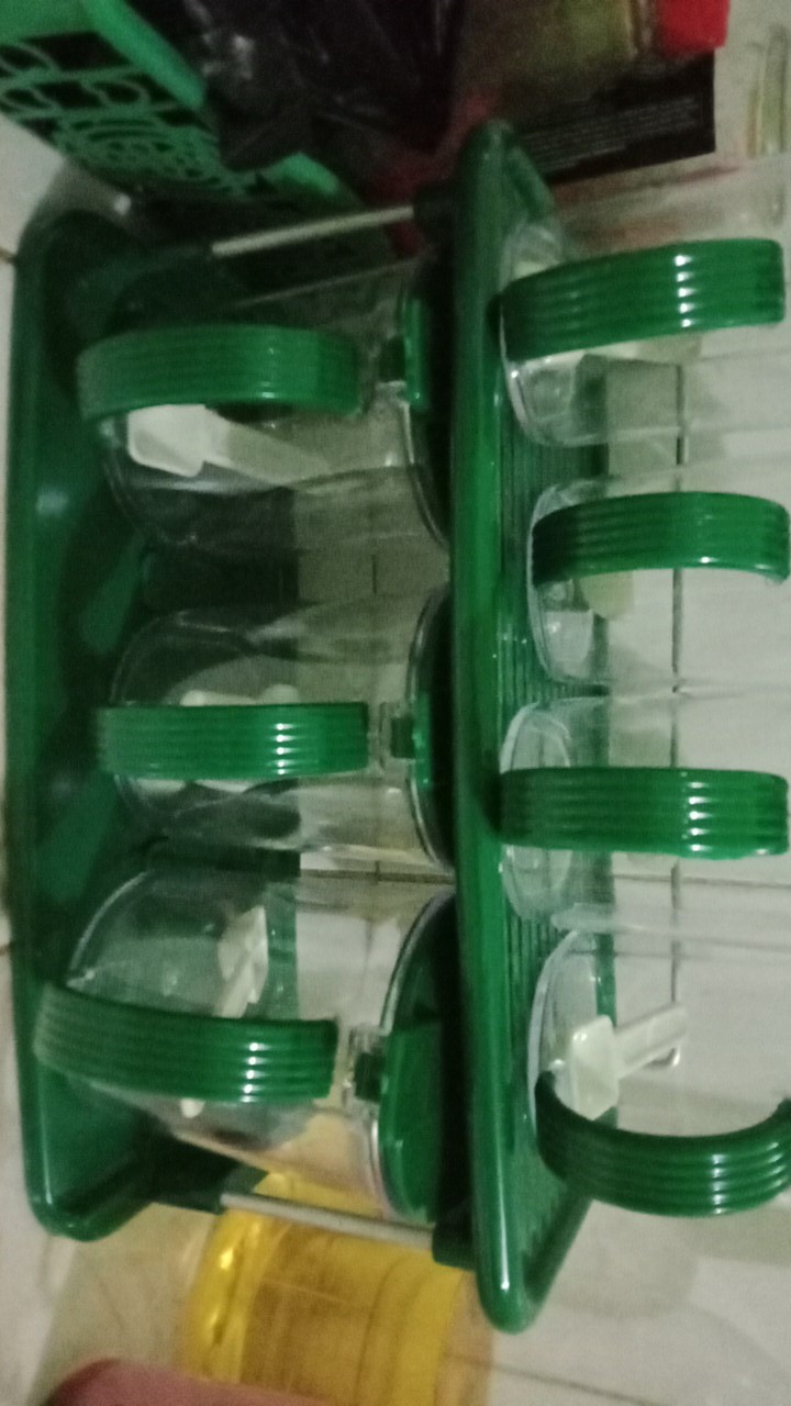 Kitchen Set Rak Dapur Tempat Bumbu Crystal Transparant Nagata 757