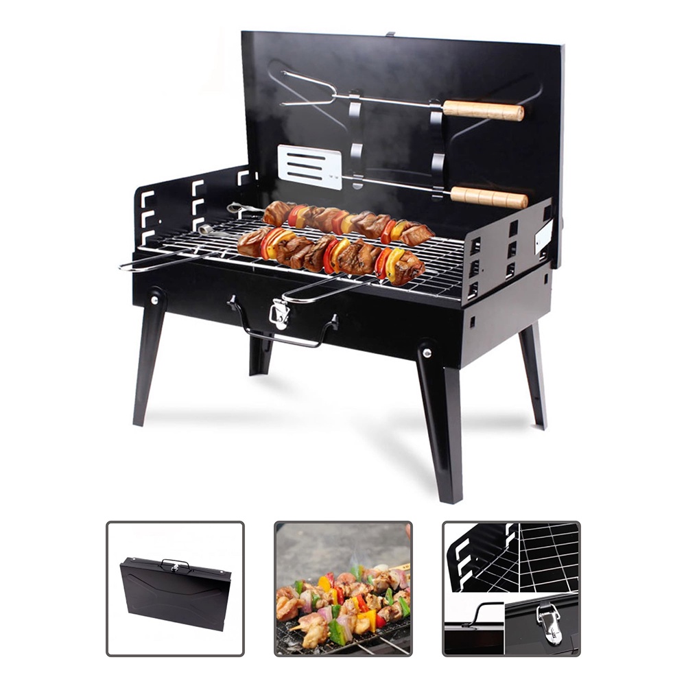 Alat Panggang Sate Ikan BBQ Grill Stove Foldable - BISA DILIPAT