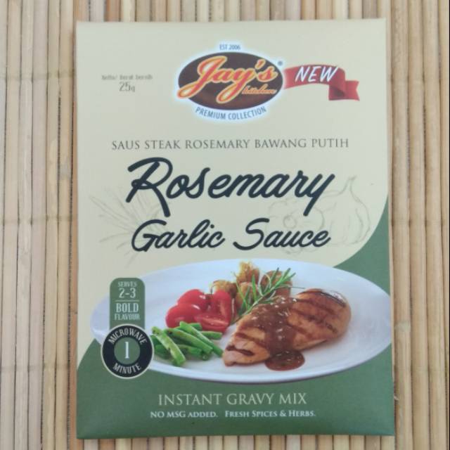 

Jay's Rosemary Garlic Instant Gravy Mix Sauce 25gr.
