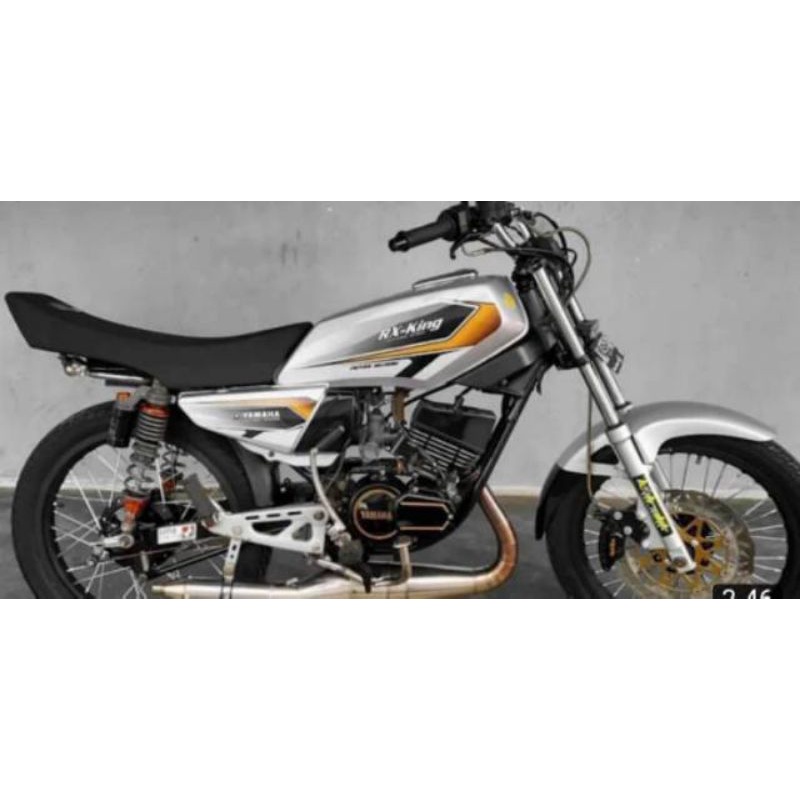les Striping Sticker motor Yamaha RX-King terbaru