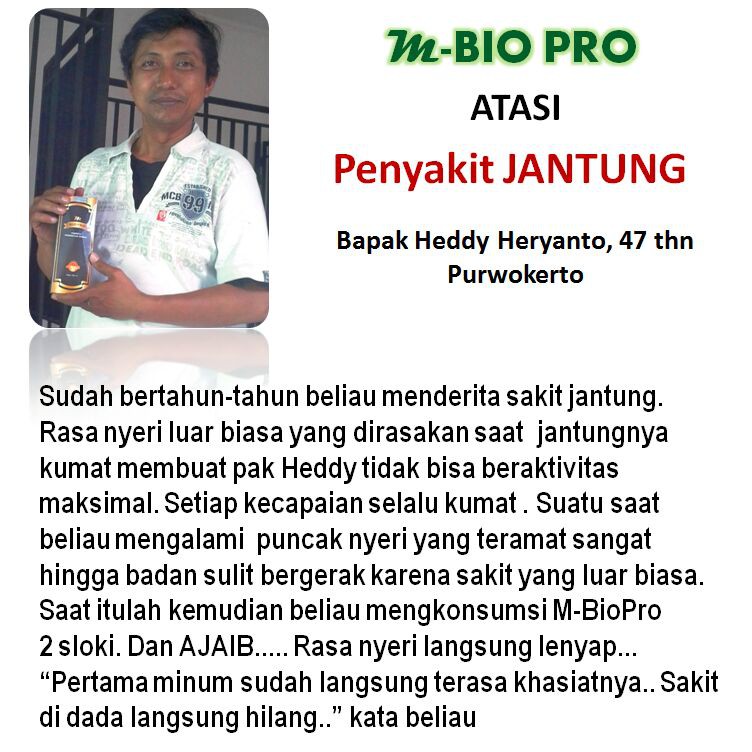 TERBUKTI MANJUR  M BIOPRO | M BIOPRO | MBIOPRO | Obat Herbal Untuk Jantung | Obat Penyakit Jantung