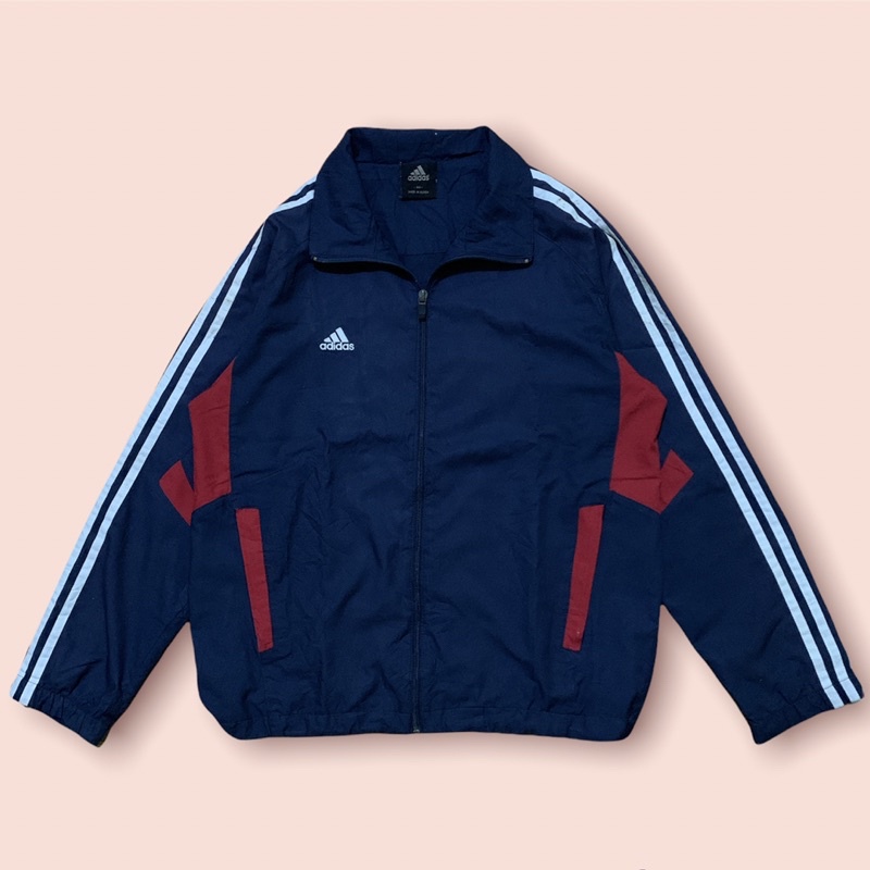 THRIFT WINDBREAKER JAKET ADIDAS / JAKET VINTAGE ADIDAS BACKPRINT