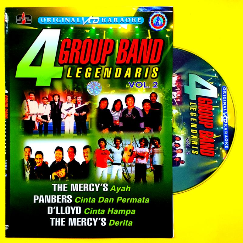 KASET ORI KARAOKE VIDEO MUSIK 4 GROUP BAND LEGENDARIS - THE MERCY'S - PANBERS - D'LLOYD - KOES PLUS