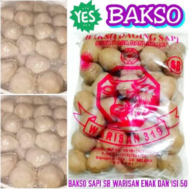 

Bakso Daging Warisan AB isi 50