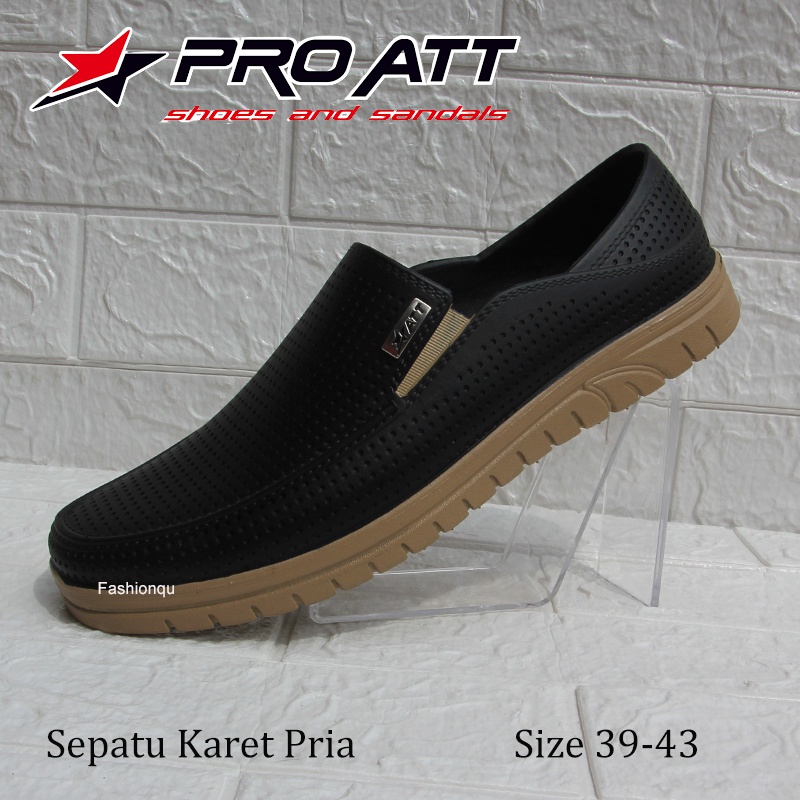 PROMO Sepatu Pantofel Karet Pria - Sepatu Karet Pria - Sepatu Kerja ATT - Sepatu ATT - Sepatu Pria - Sepatu Karet - Sepatu Santai