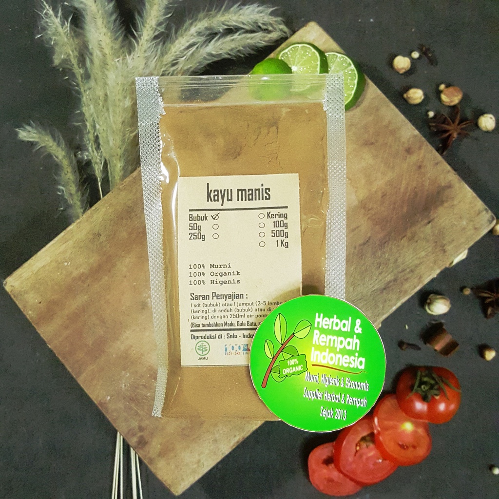 

Kayu Manis Bubuk - 100 GR / REMPAH / JSR / 100% MURNI