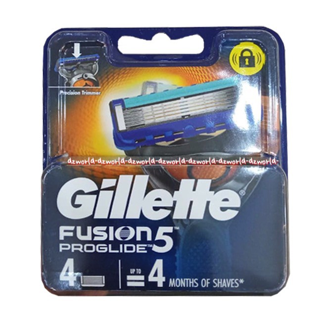 Refill Gillette Fusion Proglide Silver touch Isi Pisau Cukur Gilet Prog Lide Isi 4