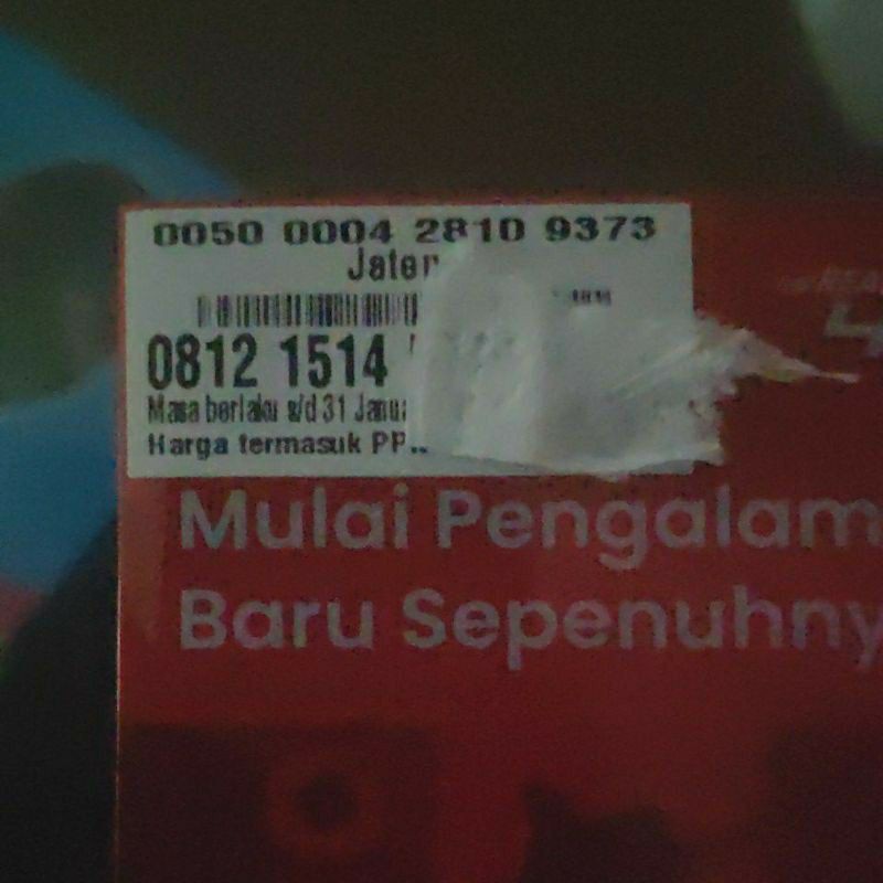 Kartu perdana telkomsel simpati red 4g lte 0k segel exp  2022 murah meriah acak belakang-08 12 15 14xx jan 22