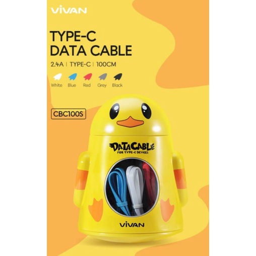 kabel data vivan TYPE C 2.4A