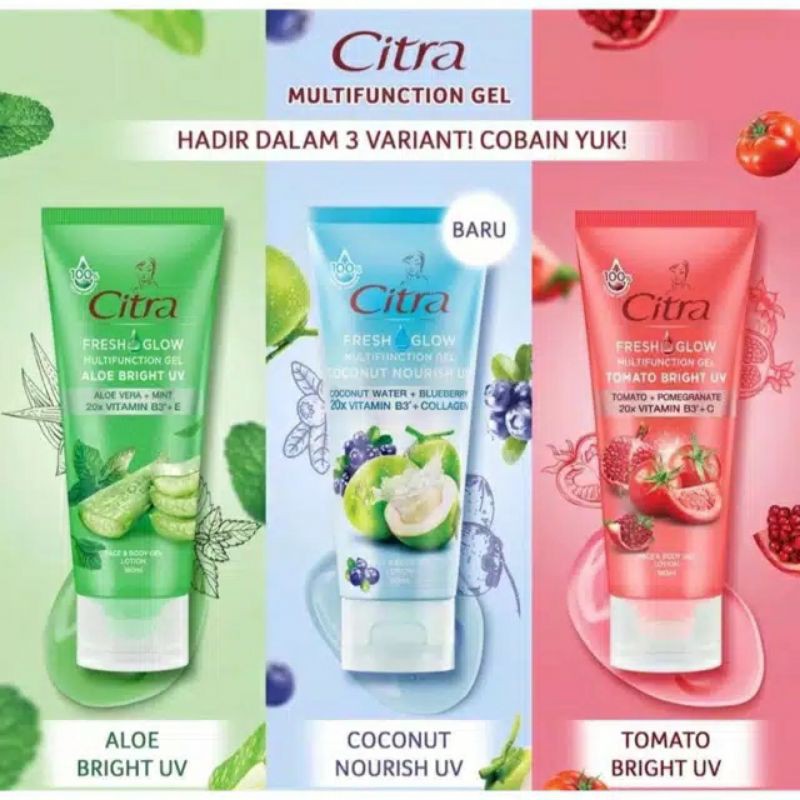 CITRA NATURAL BOOSTER BODY SERUM 180 ML ~ PROMOOOOO ~CITRA MULTIFUNCTION GEL