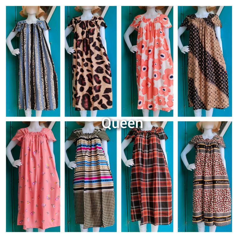 Daster Queen Bahan Rayon by Hisbi Bumil dan Busui Friendly-3
